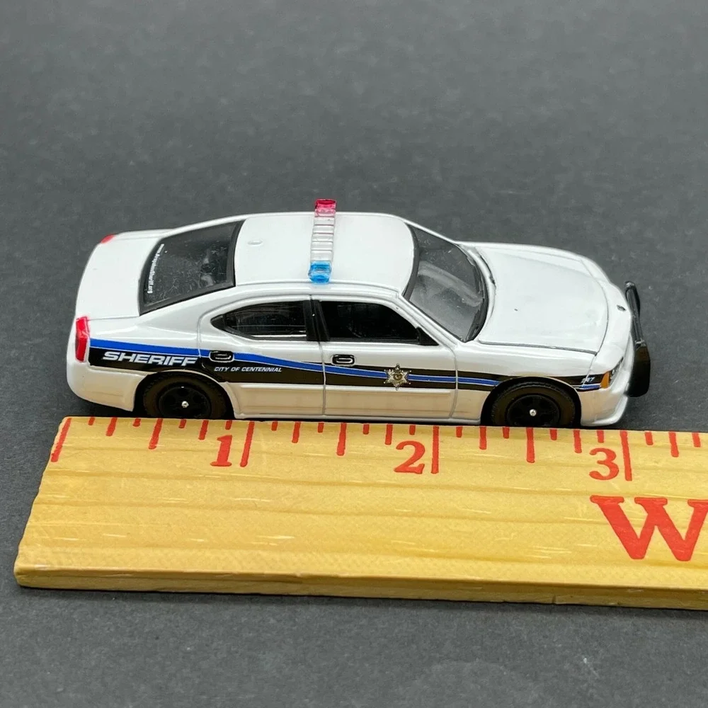 Greenlight Hot Pursuit 2008 '08 Dodge Charger Arapahoe‎ Sheriff White 1/64 Loose